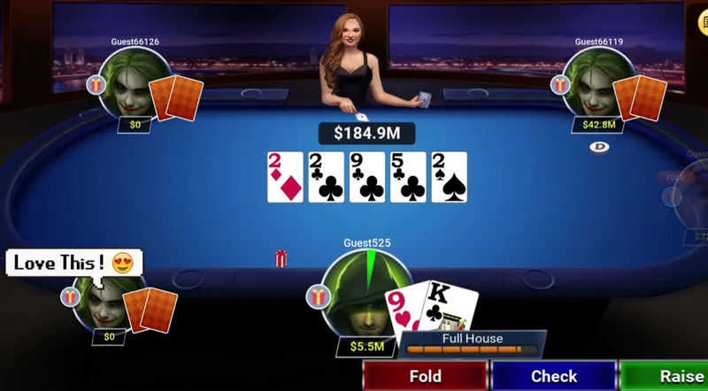 Game bài poker trên win456 mang đến cảm giác kịch tính 