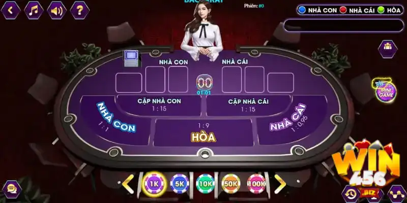 5 lựa chọn đặt cược của người chơi trong game bài Baccarat