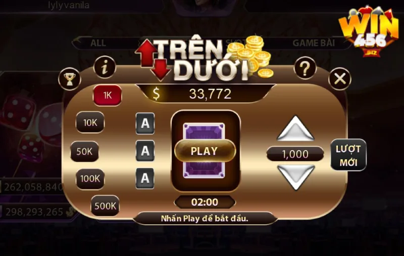 Trên dưới win456 là game hút khách nhất hiện nay